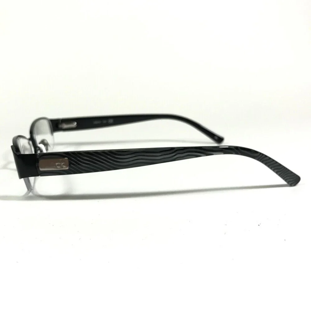 Calvin Klein ck5275 001 Eyeglasses Frames Black Rectangular Half Rim 49-16-135